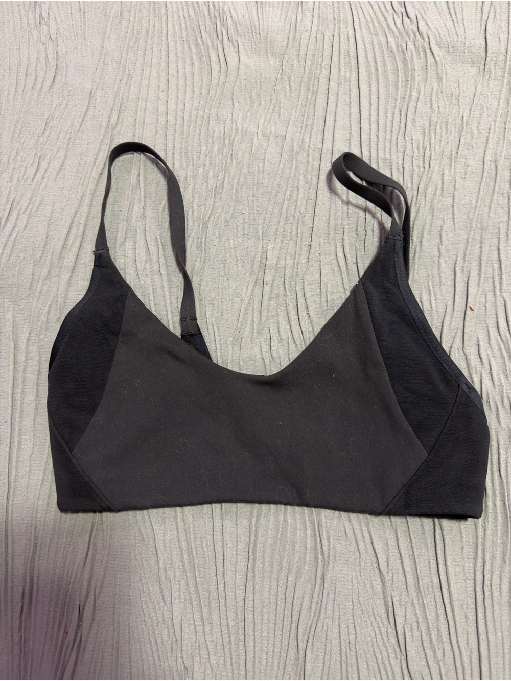 lululemon athletica Black Seamless Light Support Sports Bra